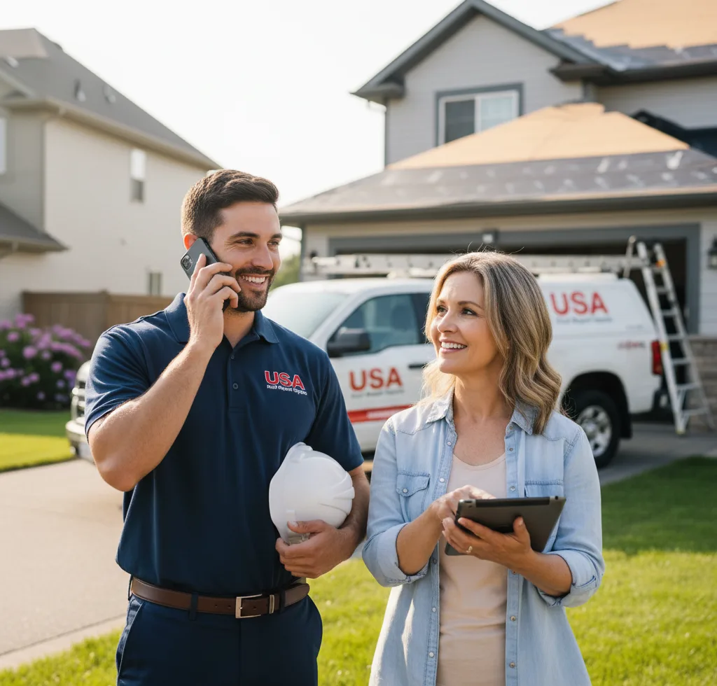 USA Roof Repair Experts customer support in Terry